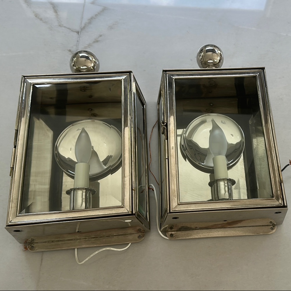 Silver Vaughan Lanterns (selling as set only)
